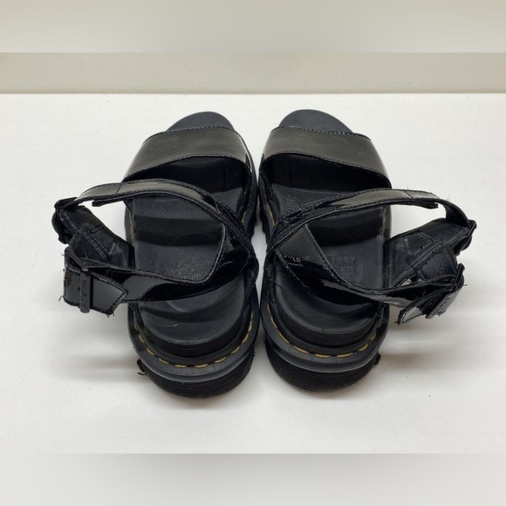 Dr Martens Voss Quad Platform Patent Leather Gladiator Sandals Women US 7 UK 5 - Picture 4 of 12